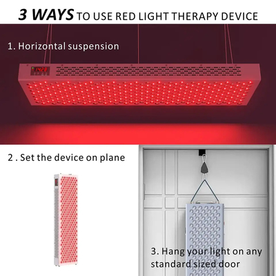 comprar el cuerpo completo ligero rojo grande 660nm 850nm del dispositivo de la terapia de 1500w PDT llevó el panel fabricación en línea
