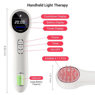 comprar Peine del nuevo crecimiento del pelo de la luz de PDT LED cerca del Massager infrarrojo del cuero cabelludo del crecimiento del pelo fabricación en línea