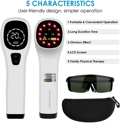 comprar Máquina de terapia con láser de mano de bajo nivel con láser frío Equipo físico para aliviar el dolor fabricación en línea
