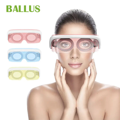 comprar Máscara de terapia ocular eléctrica portátil de 3 colores con LED Dispositivo de máscara de masaje ocular vibratorio fabricación en línea