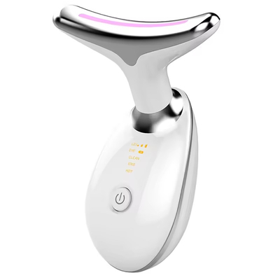 comprar Vibración Aprieta la piel Masajista Arruga Terapia de luz LED Cara Cuello Instrumento de belleza fabricación en línea