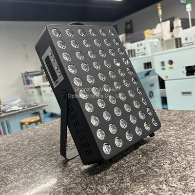 comprar Panel de terapia de luz roja para el cuidado de la piel facial, 300W, dispositivo portátil de terapia LED con cuerpo de color rosa y negro fabricación en línea