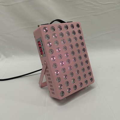 comprar MINI 300W Panel portátil de terapia de luz roja con longitud de onda LED 630 660 810 850 en color de cuerpo rosa y negro fabricación en línea