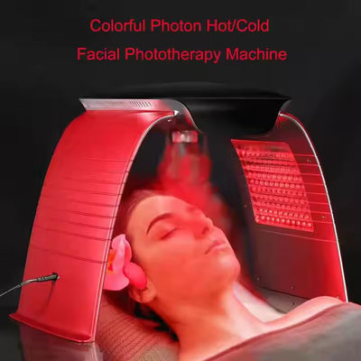 comprar Máquina de tratamiento de luz LED de rejuvenecimiento de la piel profesional PDT AC110-240V 7 fotones de color para la belleza facial fabricación en línea
