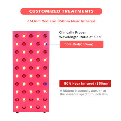 comprar terapia facial ligera roja portátil de la luz del grado LED del dispositivo 60 de la terapia 300W fabricación en línea