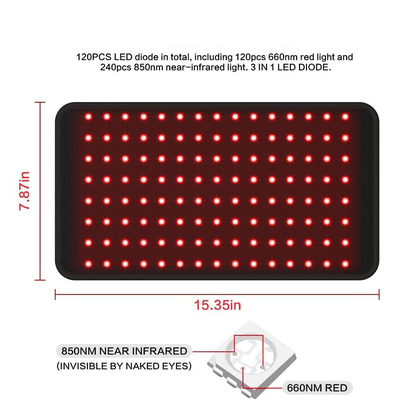 comprar correa ligera infrarroja antienvejecedora de la terapia de 660nm 850nm para el alivio del dolor fabricación en línea