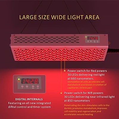 máquinas ligeras rojas de la terapia de la máquina 660nm 850nm de la terapia de la luz de 1000W LED PDT