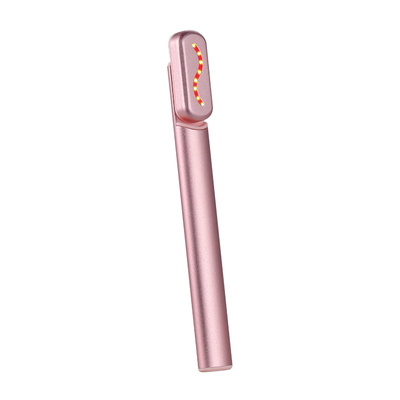 Red Photon Anti-Wrinkle Eye Massager Pen Dispositivo de eliminación de arrugas de los ojos con calentamiento por vibración