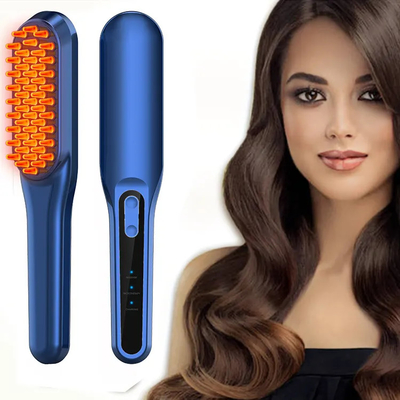 Masaje anti del cuero cabelludo del peine del Massager de la vibración del peine el ccsme de la pérdida de pelo del peine de Phototherapy