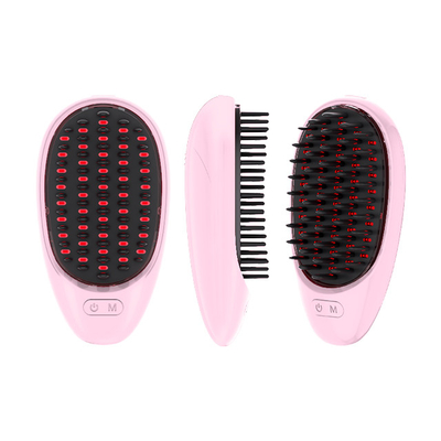 Peinado anticaída del cabello Peinado de masaje Eléctrico Terapia sin cables Rojo Azul LED Peinado de crecimiento del cabello Peinado de masaje para el crecimiento del cabello
