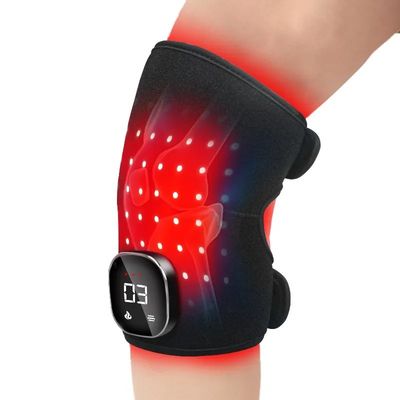 Controlador recargable inalámbrico Terapia de luz roja Vibración Masaje Brazo de rodilla para aliviar el dolor en las articulaciones / codo / hombro
