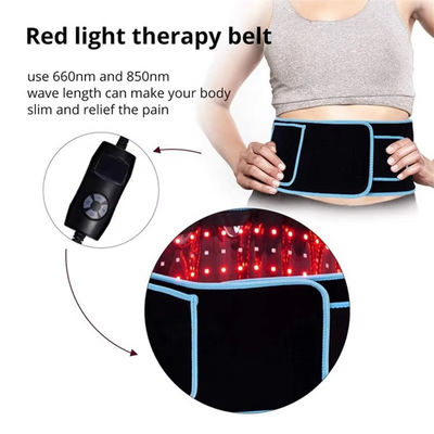 Máquina de adelgazamiento Cinturón de terapia de luz infrarroja roja LED Cinturón de terapia de luz roja