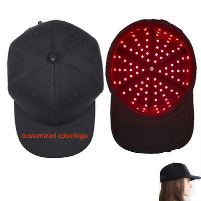 Capuchón de crecimiento del cabello de luz roja atenuable Equipado con 150 chips LED 660nm/850nm/940nm