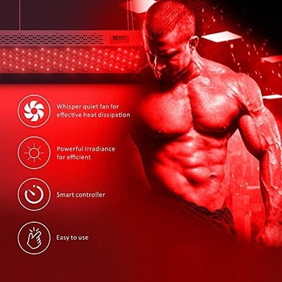 60HZ cerca del panel llevado rojo ligero infrarrojo del dispositivo 1000W de la terapia