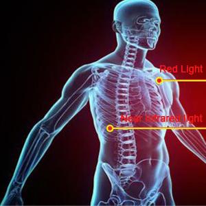 600W hogar Ues cerca de la aleación de aluminio infrarroja del dispositivo de la terapia de la luz del LED 0