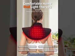Pad de terapia de luz roja inalámbrica para aliviar el dolor de hombro / espalda superior
